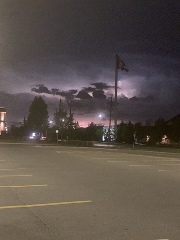 Amazing light show Aurora, Ontario, CA