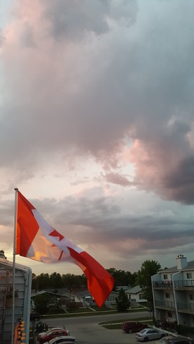 Red Sky Evening Winnipeg, MB
