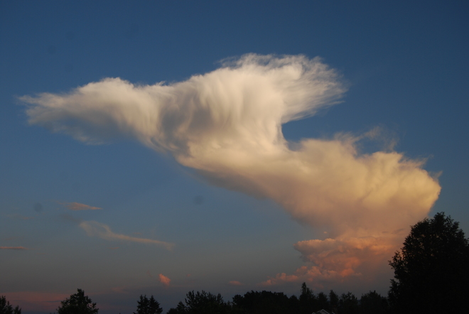 nuage spectaculaire Stukely-Sud, QC