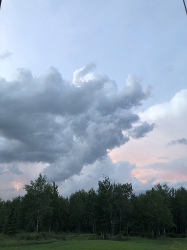 Storm over Blue Ridge Farm in Dawson Rainy River, Ontario, CA