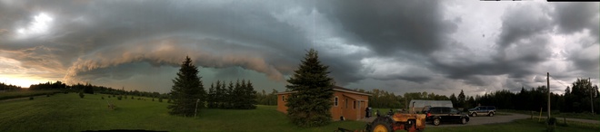 Storm overhead Tunis, Ontario