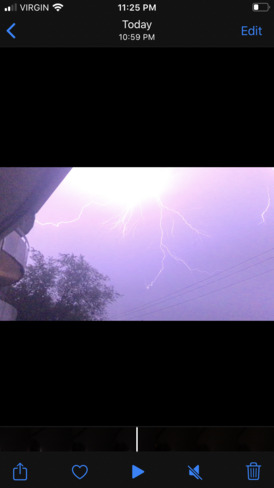 Fork lightning Hamilton, ON