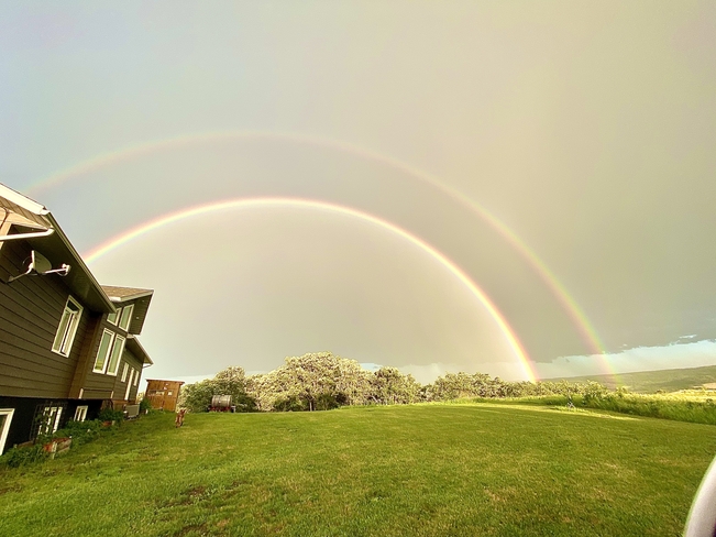 Double Rainbow Pembina, Manitoba, CA