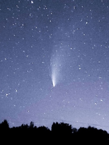 La comète C/2020 F3 (Neowise) 397 Rang Saint Gabriel de Pérou N, Baie-Saint-Paul, QC G3Z 3A3, Canada
