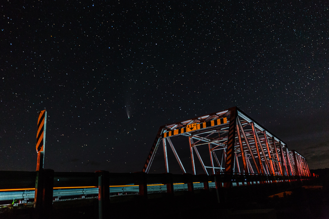 Neowise Comet Alexander, Manitoba