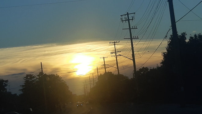 nice sunset Hamilton, ON