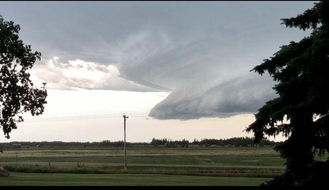 Thunderstorms Twomey, Alberta, CA