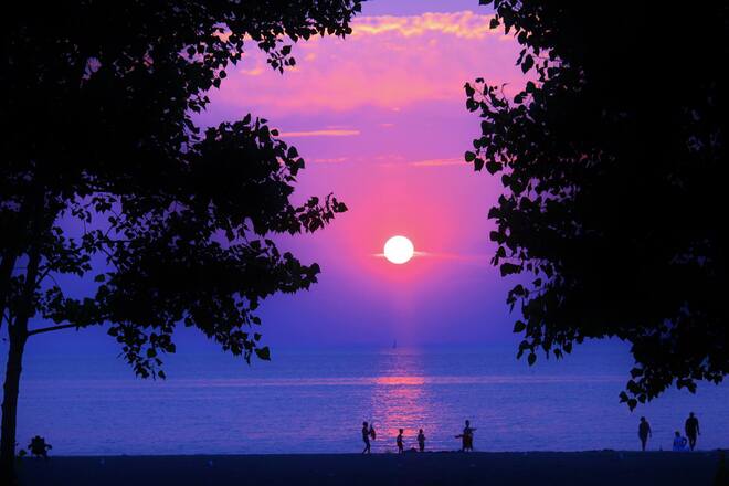 Summer Sunsets Lake Ontario