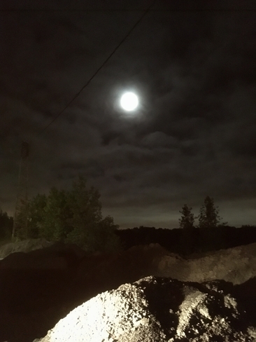 Pleine lune Terrebonne, Québec, CA