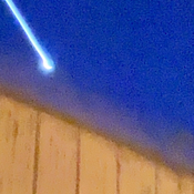 Vue le 15 aout 2020 a chertsey dans Lanaudière sa ressemble a une météorite