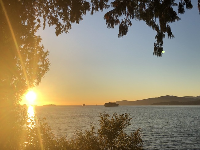 Stanley Park sunset Stanley Park, Vancouver, BC