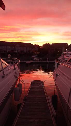 Sunset at Newport Yacht Club in Stoney Creek Stoney Creek, Hamilton, ON