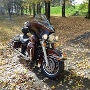 L’automne et la moto