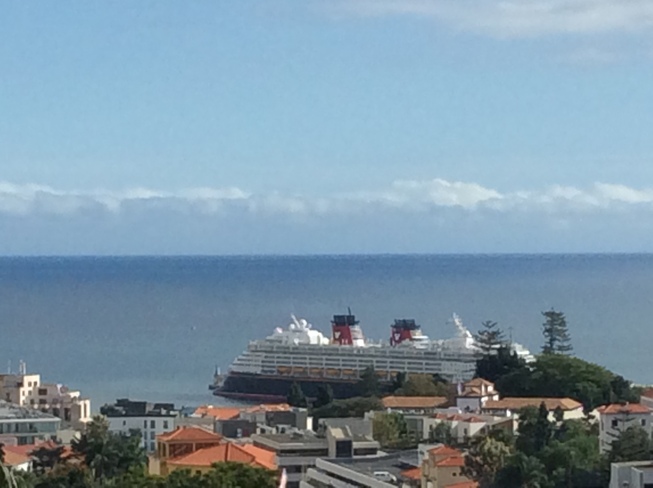 Nov 19 2020 funchal Disney cruise pandemic over Unnamed Road, 9000 Funchal, Portugal