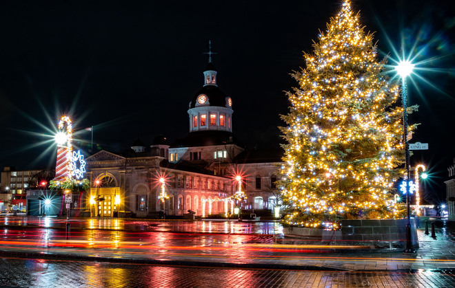 Springer Market Square Christmas Lights Kingston, ON