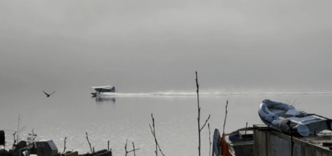 Take off ehhh Hartley Bay, BC