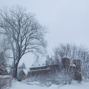 Château en hiver !