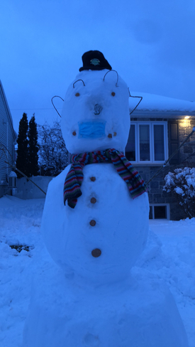 Bonhomme de neige Saint-Eustache, Québec, CA