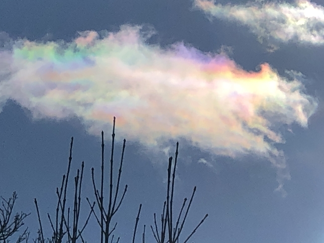 Rainbow cloud Brampton, Ontario, CA