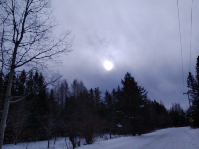 soleil de nuages Rimouski, QC