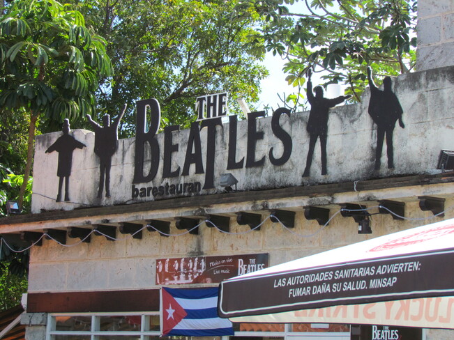 Beetles Bar Store Front Varadero, Cuba