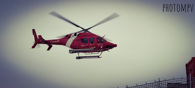 hélicoptère Garde côtière Trois-Rivières, QC