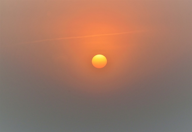 Le soleil dans le brouillard Gatineau, QC