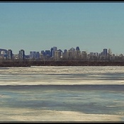 Montréal vue de la rive-sud
