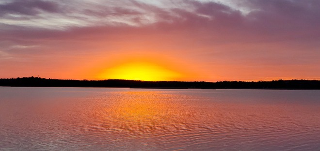Sunset on Pigeon Lake Kawartha Lakes, ON
