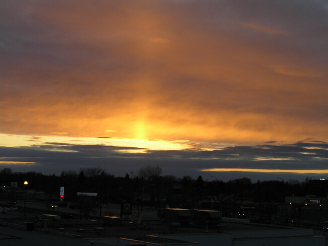 Sunset from Winnipeg Winnipeg Manitoba