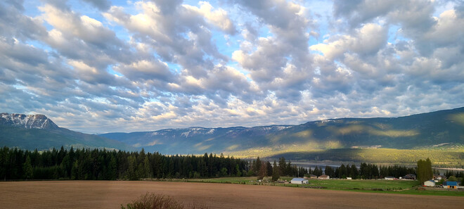 early morning sky Salmon Arm, BC
