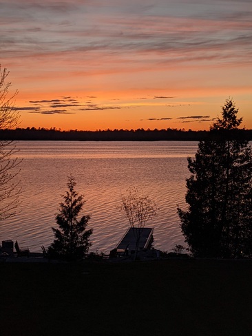 Sunset on Upper Lake Chemong Lakefield, ON