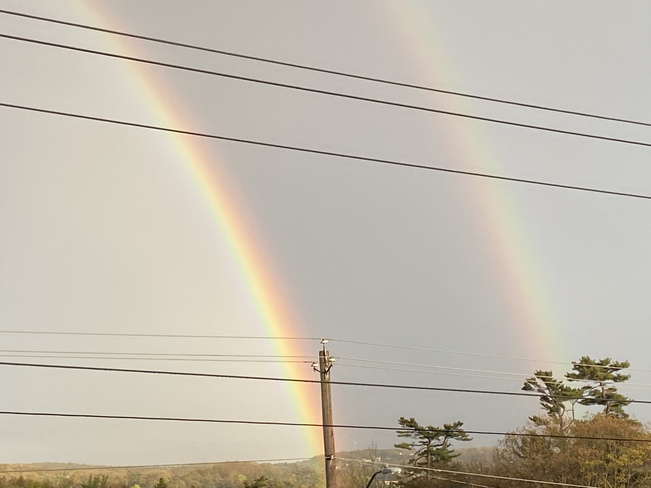 Double rainbow Lower Sackville, Nova Scotia