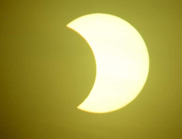 Éclipse 10-06-21 Sainte-Marie, QC
