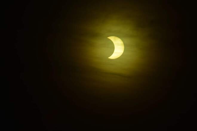Éclipse 10-06-21 Sainte-Marie, QC