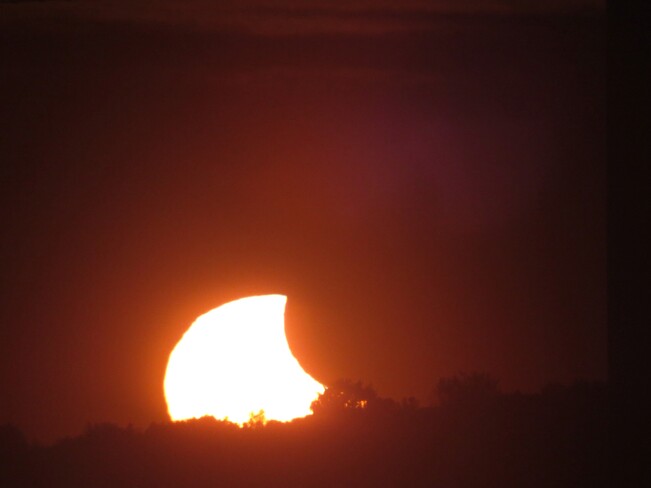 Éclipse de soleil Trois-Rivières, QC