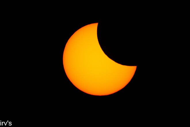 partial eclipse 2021 NB Cap-Lumière, NB