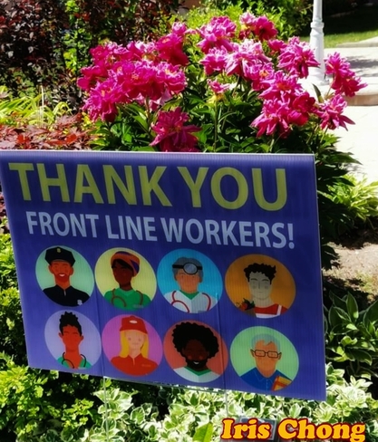 June 17 2021 26C Thank you front line workers! - Thornhill Thornhill, ON