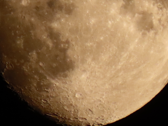 Bottom of moon Cambridge, Ontario, CA