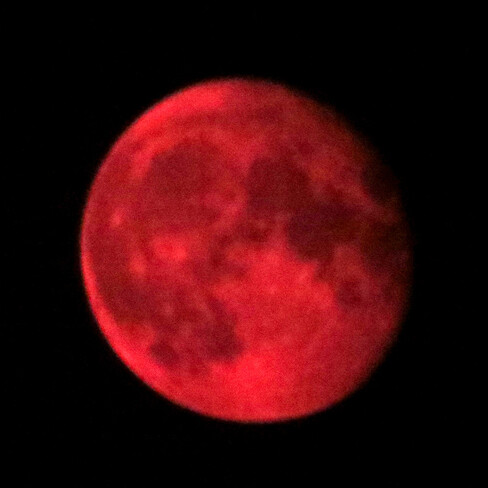 Red moon Nepean, Ottawa, ON