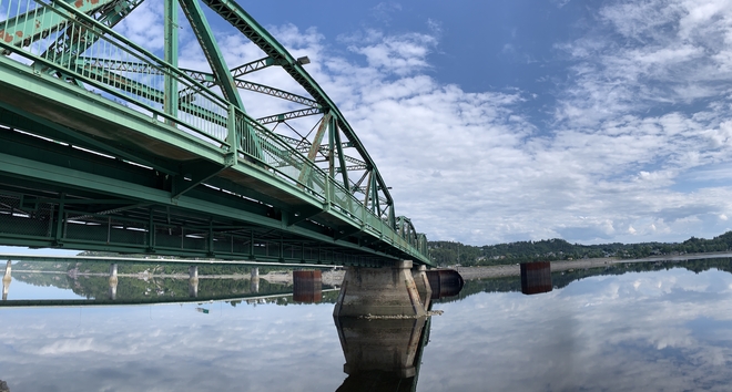 Le pont Vert Chicoutimi, Québec, CA