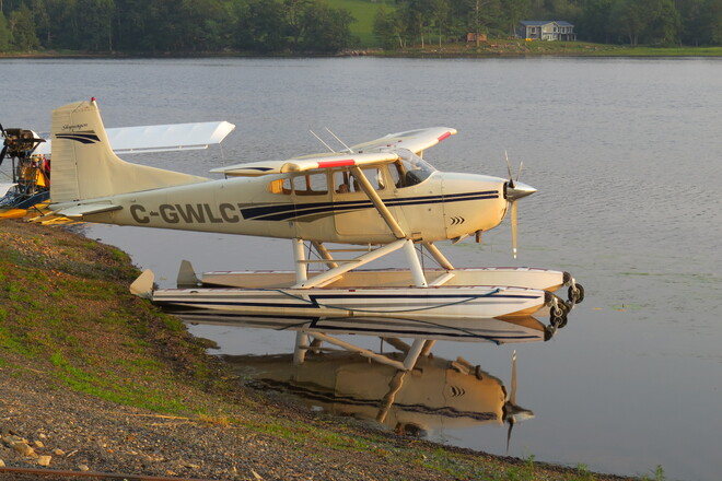Landing on the lake. New Germany, NS
