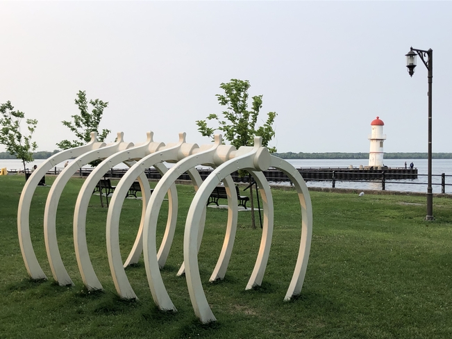 Whale bone art!! Lachine, Quebec, CA