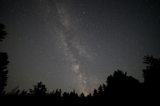 Pog Lake Milky Way Whitney, Ontario, CA