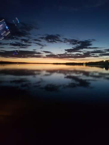 Beautiful sunset Kenosee Lake, SK