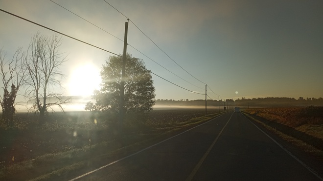 Brouillard au rendez-vous Saint-Joseph-du-Lac, QC
