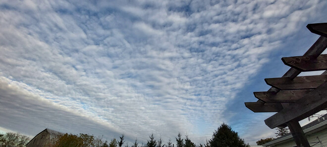 Mackerel clouds Osgoode, ON