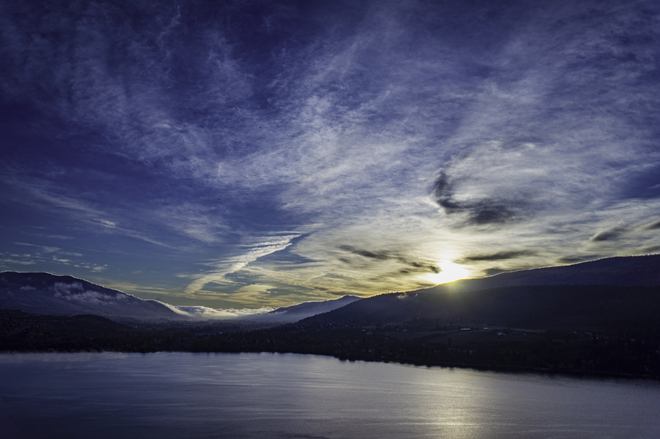 One person’s sunset is another person’s dawn Coldstream, British Columbia, CA