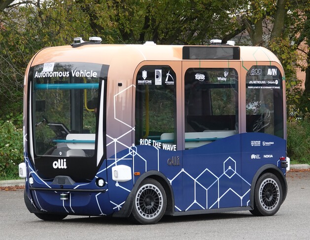 Autonomous mini bus pilot project in Whitby South Whitby, Ont