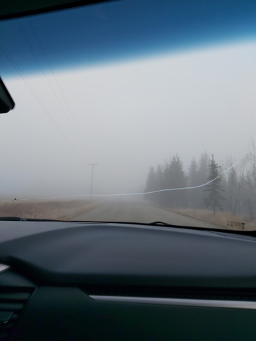 Smoky afternoon Dawson Creek, BC